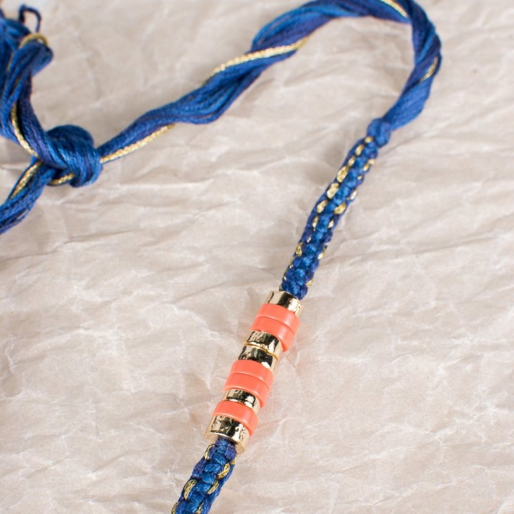 AURELIE BIDERMANN BLUE & MULTICOLOR EVENING NECKLACE | WOMENS